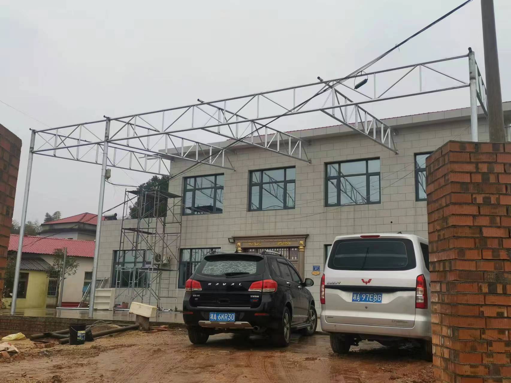 钢结构棚架焊接安装