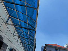 不锈钢雨棚焊接安装