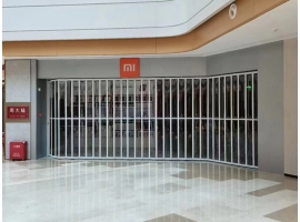 商场折叠水晶门