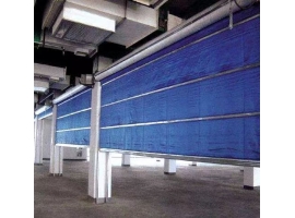 特级双轨双帘无基布防火卷帘门